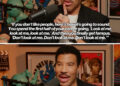 A mensagem de Lionel Richie para novas celebridades é simples e esse é o problema