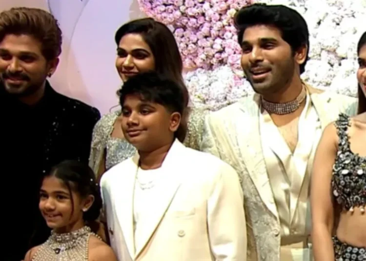 Allu Sirish, Nayanika Reddy Recepção pré-casamento: Allu Arjun, Ram Charan para Nagarjuna, celebridades enfeitam o evento