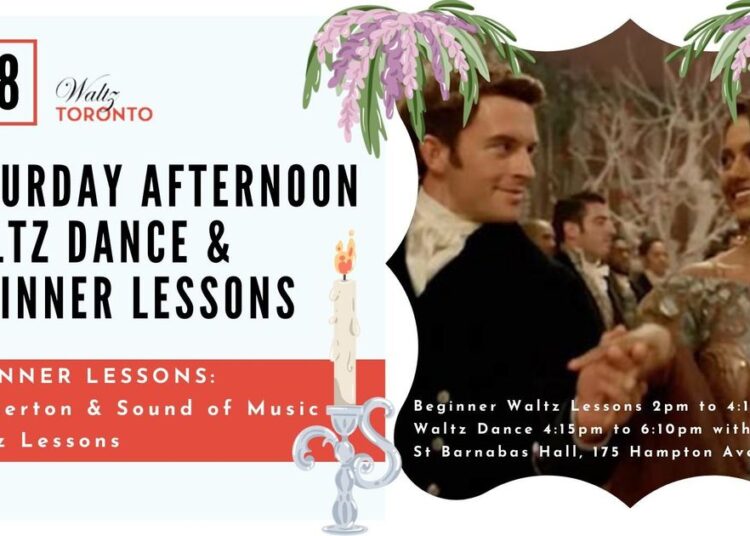 Aulas de valsa inspiradas em Bridgerton e Sound of Music e festa dançante à tarde
