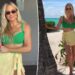 Brittany Aldean mostra biquíni verde em fotos de praia nas férias de primavera com a família