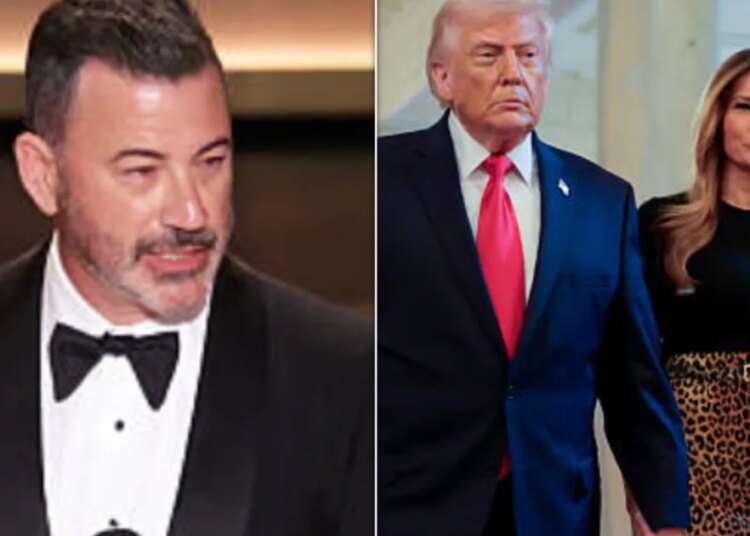 Casa Branca critica Jimmy Kimmel pela zombaria do Oscar sobre Trump e Melania