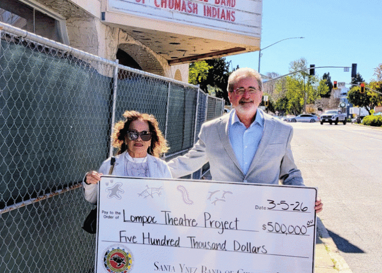 Chumash doa US$ 500 mil para o projeto de teatro Lompoc | Artes e Entretenimento