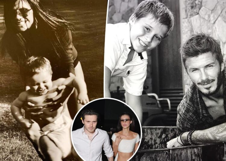 David e Victoria Beckham desejam feliz aniversário ao filho distante, Brooklyn