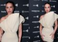 Demi Lovato se torna escultural em Magda Butrym para o GLAAD Media Awards