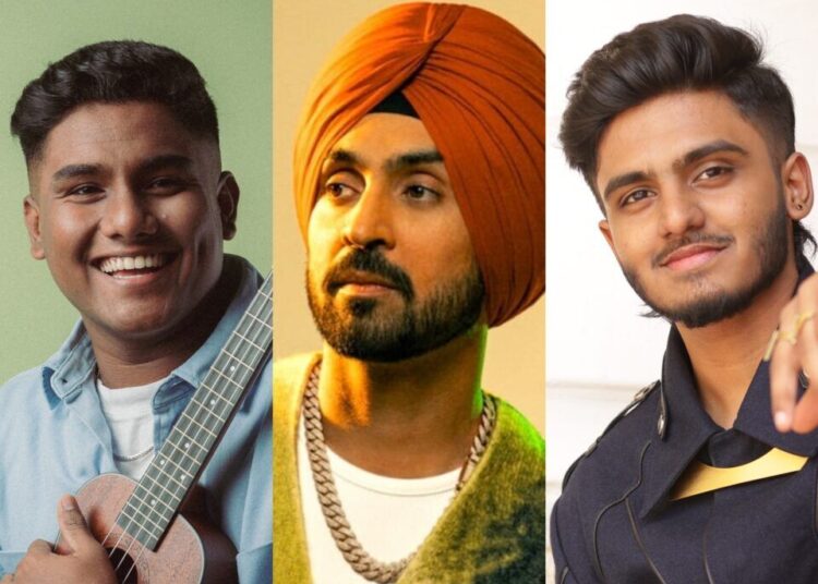 Diljit Dosanjh com Sia e David Guetta, Sai Abhyankkar e Shruti Haasan