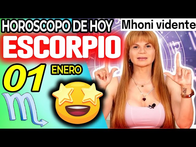 ESCORPIÃO ♏😆 TRIUNFO INESPERADO MUDA SUA VIDA😲🌞 Horóscopo de hoje, 1º de janeiro de 2026 | Mhoni Vidente