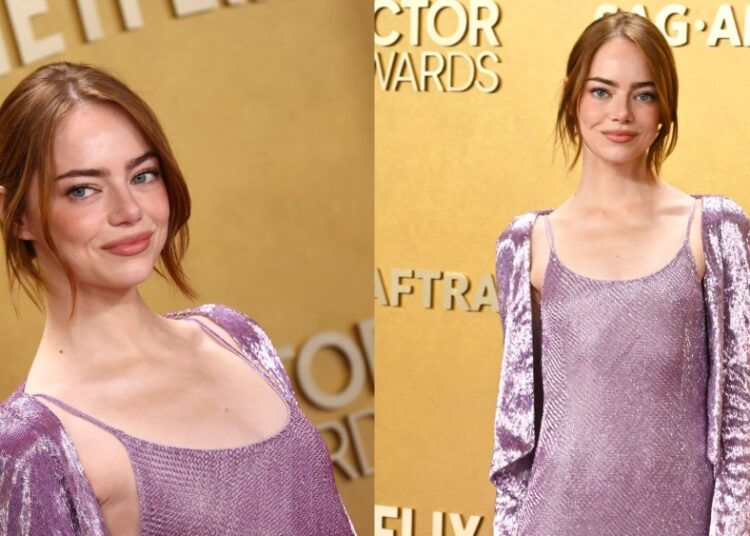 Emma Stone usa Louis Vuitton no SAG Actor Awards 2026