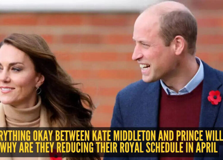 Está tudo bem entre Kate Middleton e o Príncipe William? Por que eles estão reduzindo sua programação real em abril