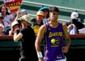 Estrela de cinema de Sinners é a primeira celebridade vista no ATP Indian Wells 2026