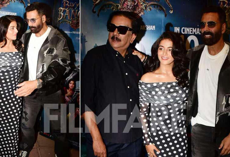 FOTOS: Bhooth Bangla Stars Akshay Kumar, Wamiqa Gabbi e mais promovem Tu Hi Disda
