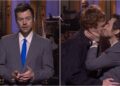 Harry Styles aborda queerbaiting com humor no monólogo do SNL e beijo com Ben Marshall
