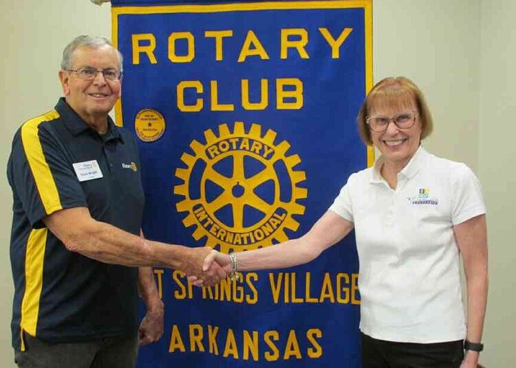Hot Springs Village Rotary ouve falar da Entertainment Foundation