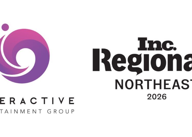 Inc. nomeia Interactive Entertainment Group Inc. para lista de 2026 das empresas privadas de crescimento mais rápido no Nordeste pela quarta vez