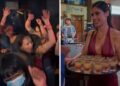 Ines Trocchia tira a roupa após uma confissão de amor fumegante em 'Comedy Crawl'