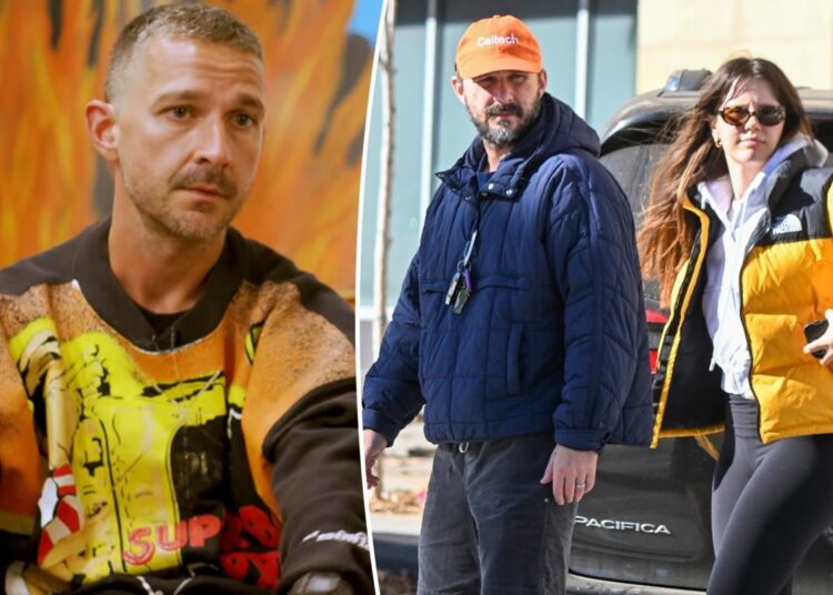 'Infeliz' Shia LaBeouf dá uma visão sobre a separação de Mia Goth - e onde eles estão