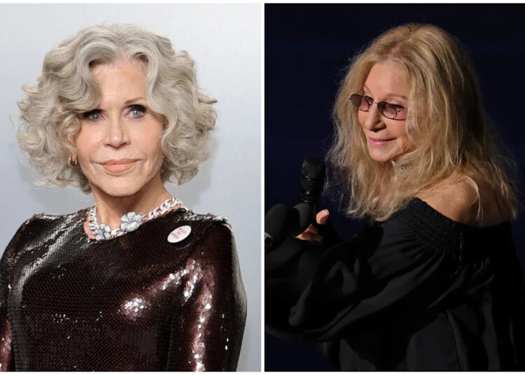 Jane Fonda pergunta por que Barbra Streisand fez uma homenagem no Oscar a Robert Redford e brinca: 'Ela só fez um filme com ele. Eu fiz quatro! Tenho mais a dizer'