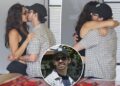 Joe Jonas e a namorada Tatiana Gabriela fazem uma sessão de pegação apaixonada no aeroporto