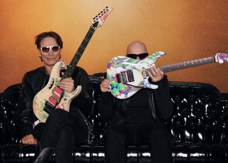 Joe Satriani e Steve Vai lançam novo single e videoclipe da SatchVai Band para “Dancing” – Metal Planet Music