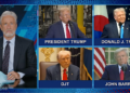 Jon Stewart zomba da narrativa iraniana de Trump com 'painel de especialistas'