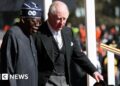 King cumprimenta o presidente nigeriano na primeira visita de estado ao Reino Unido em 37 anos