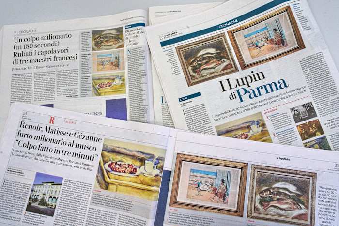 Ladrões roubam pinturas de Renoir, Cézanne e Matisse de museu privado italiano