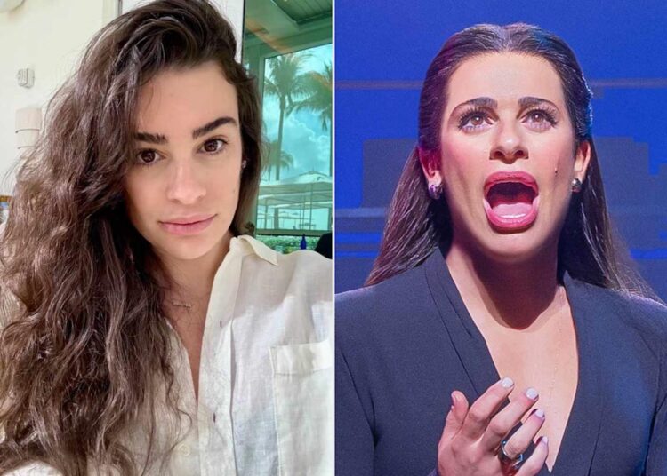 Lea Michele explica por que ela usa uma peruca que parece idêntica ao seu próprio cabelo em “Chess” na Broadway