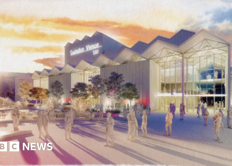 O novo local de entretenimento de Swindon pode abrir até 2028