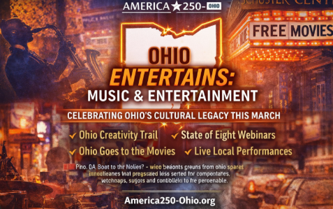 Ohio comemora o mês “Ohio Entertains: Music & Entertainment” com eventos em todo o estado