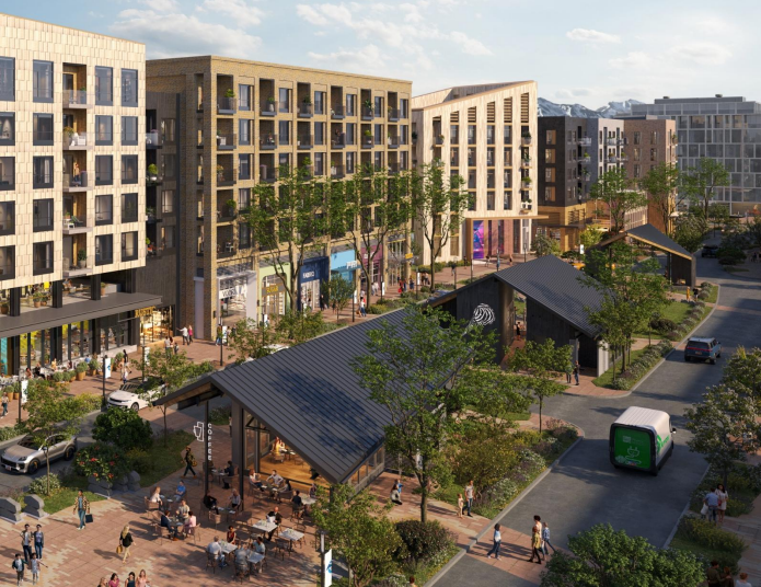 Primeiros projetos no The Point para adicionar apartamentos, varejo, entretenimento