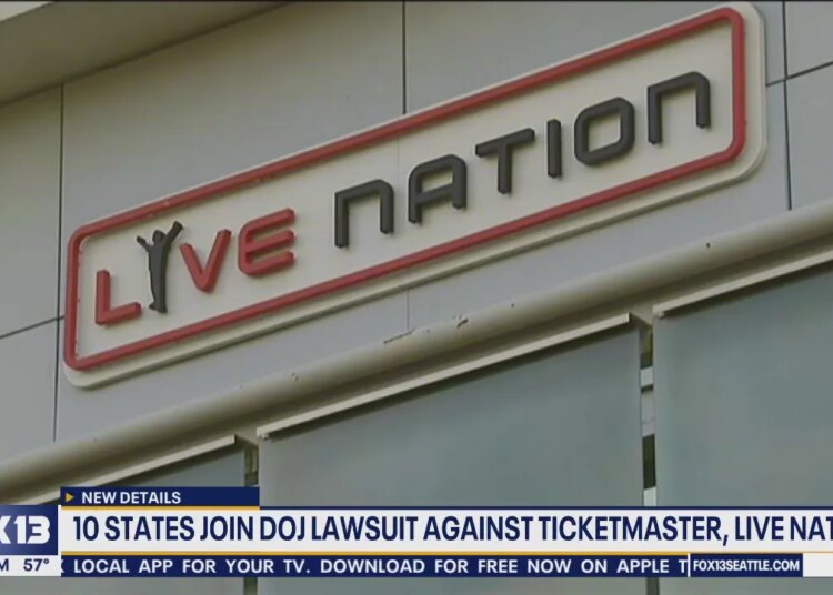 Processo do DOJ contra Live Nation sendo resolvido, mas o caso dos estados permanece
