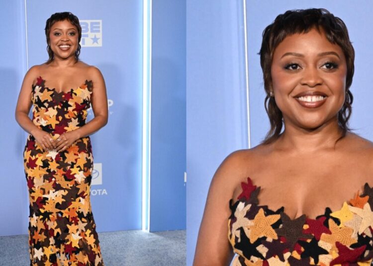Quinta Brunson em Gabriela Hearst no NAACP Image Awards 2026