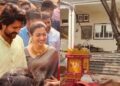 Vijay Deverakonda e Rashmika Mandanna realizaram o gruhapravesam em sua nova casa.