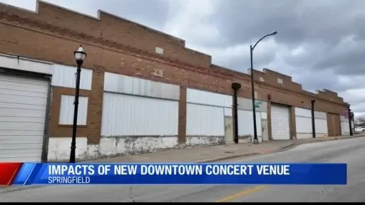 Residentes de Springfield e empresas do centro da cidade dão as boas-vindas a um grande novo local de música