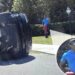 Reveladas as primeiras fotos de Tiger Woods no local do acidente de carro pouco antes da prisão por dirigir alcoolizado