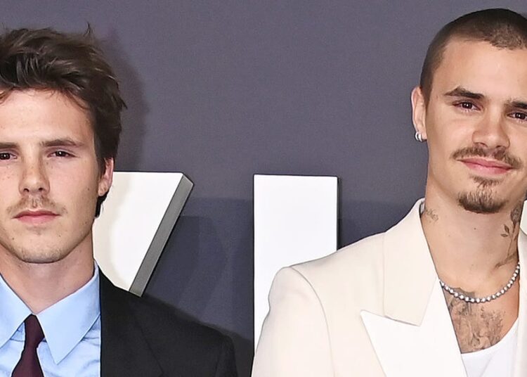 Romeo Beckham é visto chorando durante a música de Cruz sobre o Brooklyn