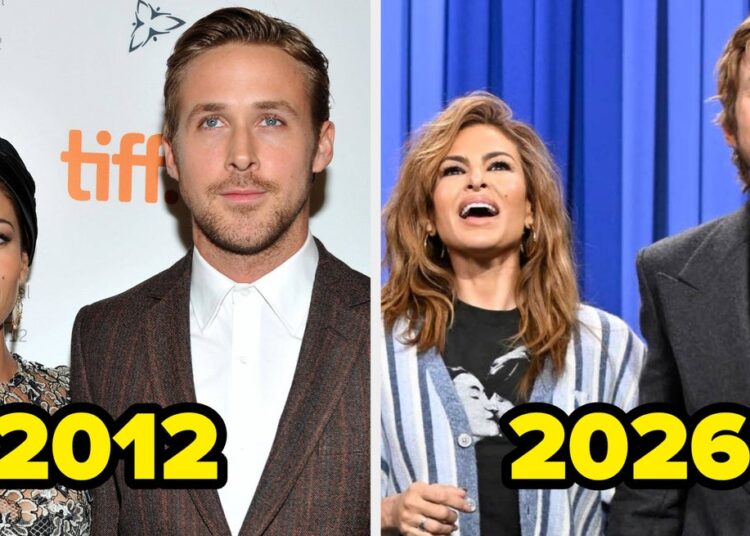 Ryan Gosling e Eva Mendes primeira aparição oficial em mais de uma década