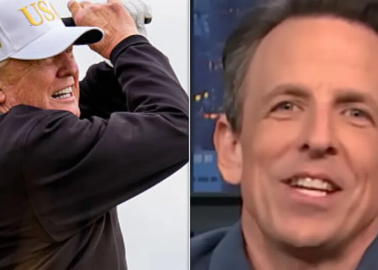 Seth Meyers inicia uma reivindicação do Donald Trump Golf Club