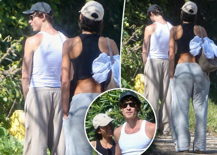 Shawn Mendes atende chamado da natureza em público durante passeio com a namorada Bruna Marquezine