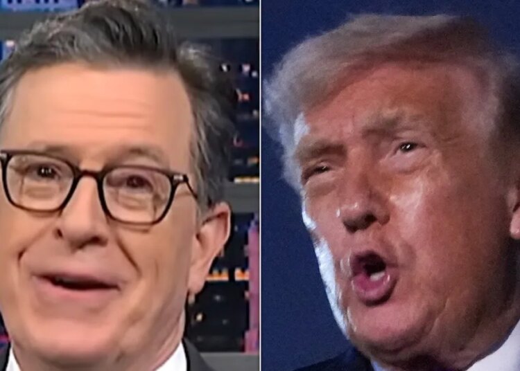 Stephen Colbert acaba com um dos maiores mitos de Trump sobre si mesmo