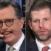 Stephen Colbert ataca o comentário estranho de Trump sobre seu filho Eric
