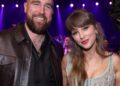 Taylor Swift e Travis Kelce no iHeartRadio Music Awards 2026