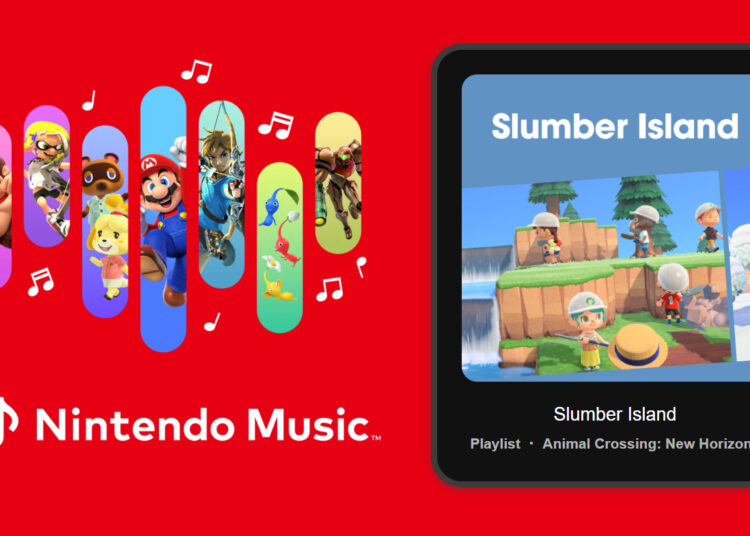 Trilhas sonoras de New Horizons adicionadas ao Nintendo Music