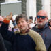 Última filmagem do filme de Brad Pitt em frente à prefeitura de Atenas