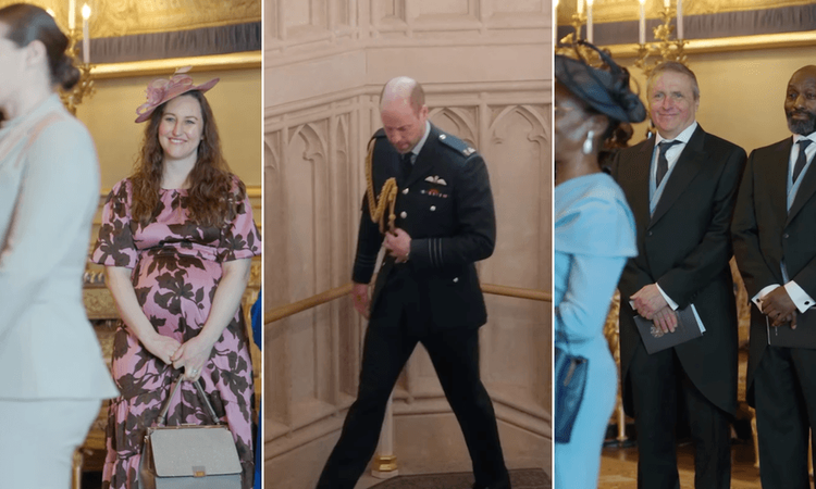 William e Catherine oferecem uma visão rara sobre as honras reais no Castelo de Windsor