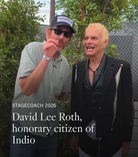 10 (mais) minutos nos bastidores com David Lee Roth no Stagecoach