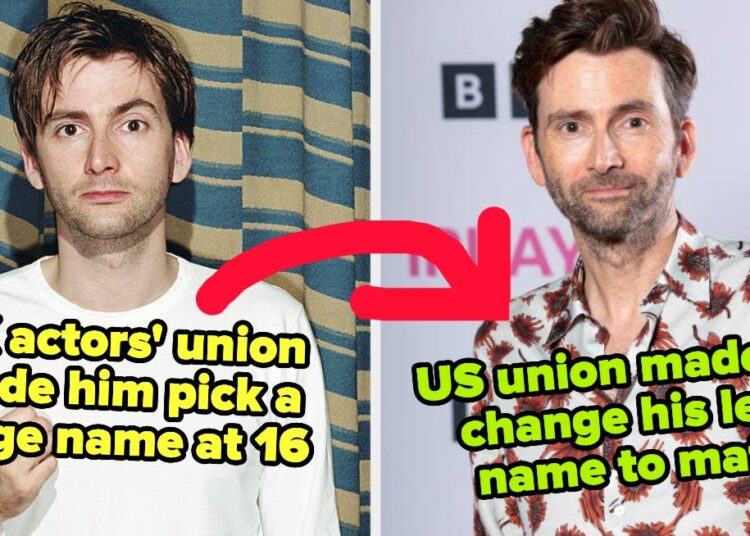 16 celebridades que foram pressionadas a usar um nome artístico
