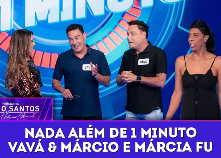 Nada Além de 1 Minuto – Celebridades: Vavá & Márcio e Márcia Fu| Programa Silvio Santos (29/03/25)