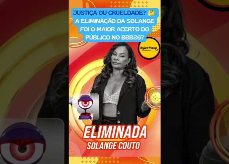 JUSTIÇA OU CRUELDADE? 🤔 A eliminação da Solange foi o maior acerto do público no BBB26?