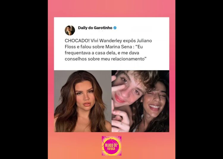 #viviwanderley  expôs #julianofloss e falou sobre #marinasena . #fofoca #fofocas