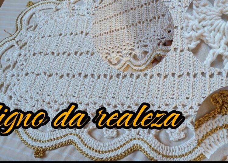 #Vlogs TRILHO REALEZA. detalhado. #crochet #mesaposta #artesanato @Ateliemilfiosemcroche